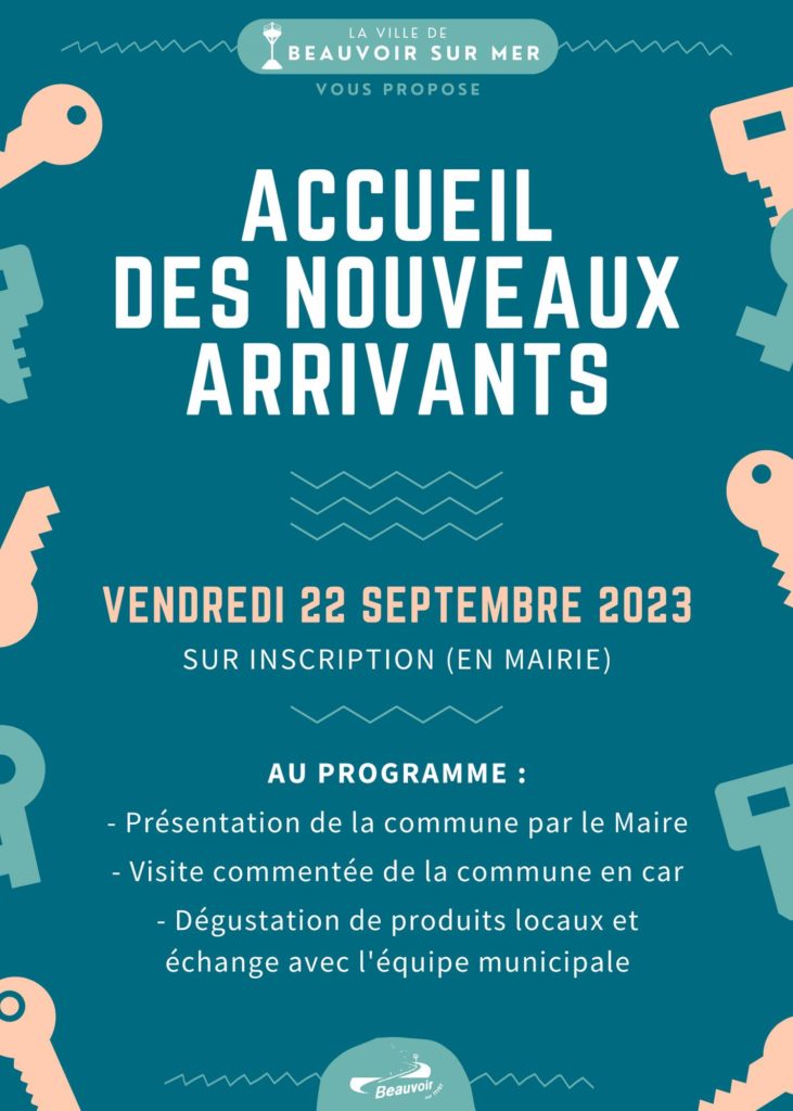 Accueil des Nouveaux Arrivants 2023 Beauvoir-Sur-Mer