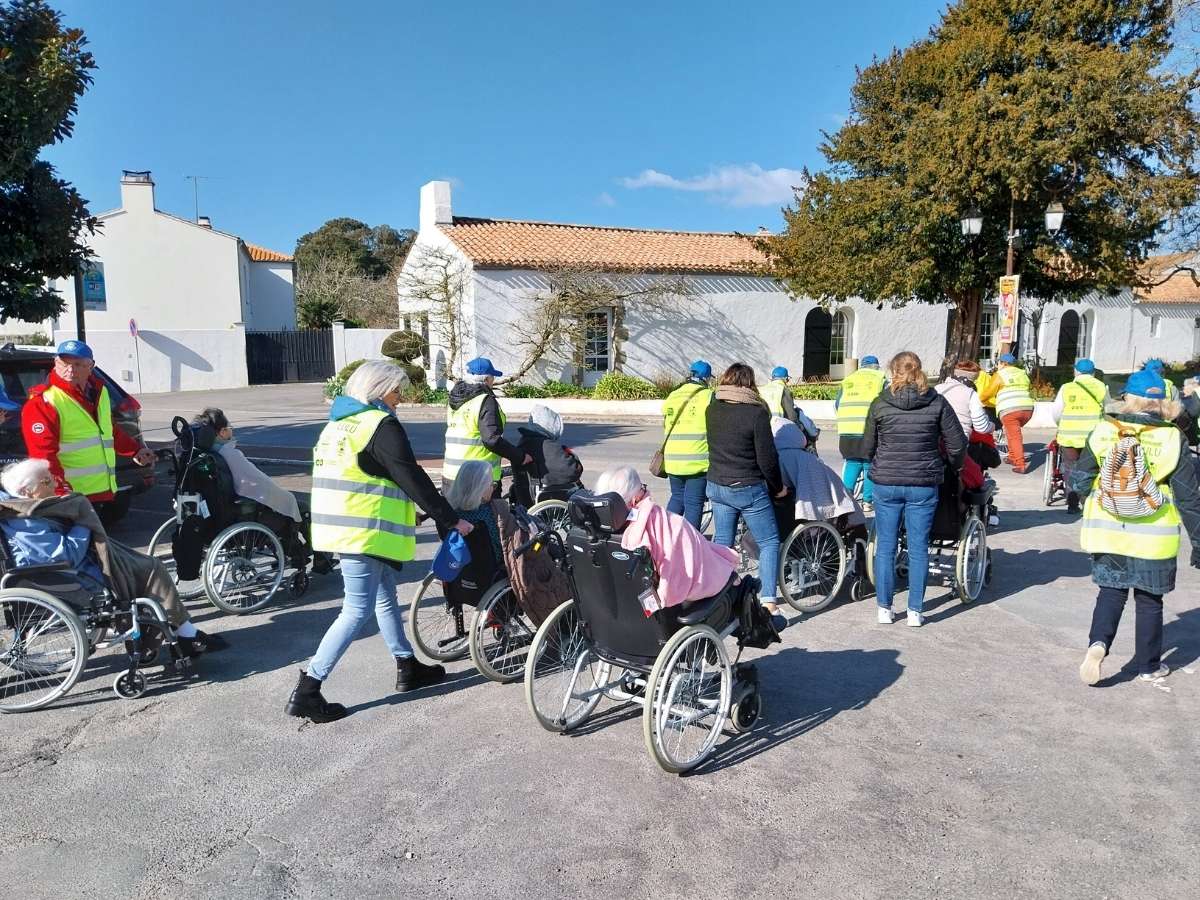 fauteuil roulant de l’Ehpad Beauvoir-Sur-Mer