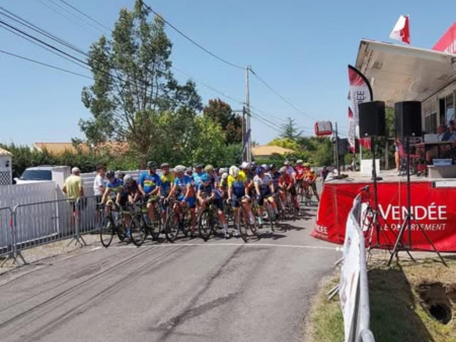 Course cycliste 10 aout 2025 Beauvoir-sur-Mer