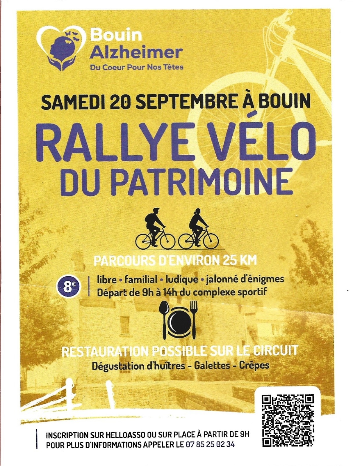 Bouin rallye velo du patrimoine 20 septembre 2025