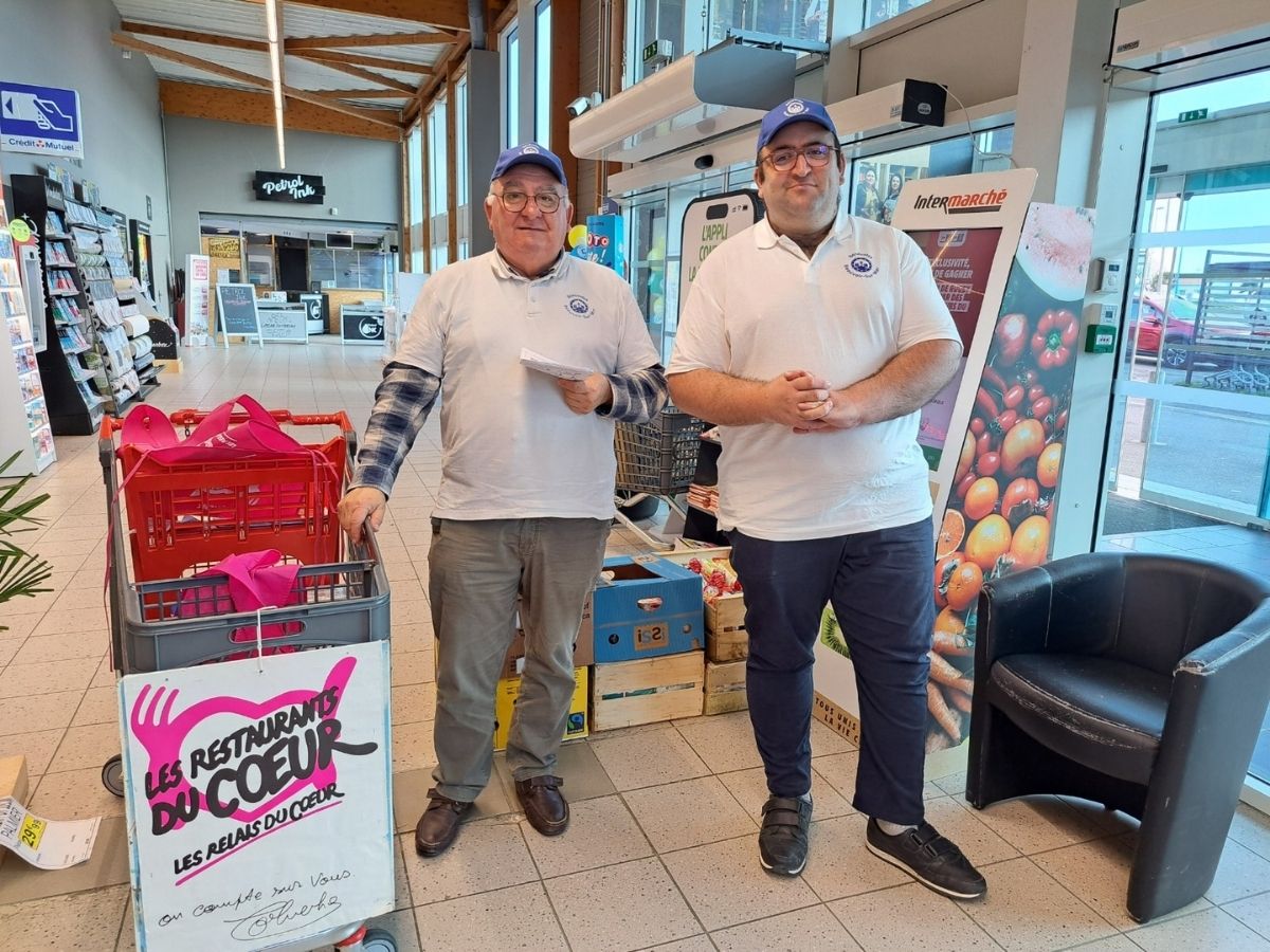 Collecte pour les Resto du Cœur equipe Deslandes