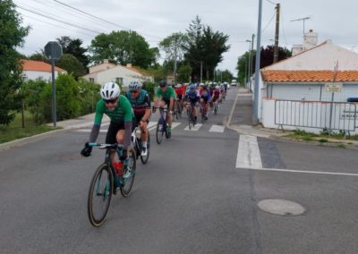 Cyclistes en course Coupe de France Beauvoir-sur-Mer 2026