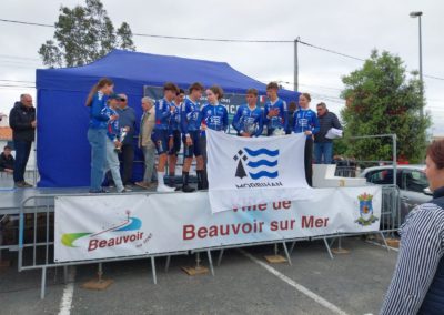 Podium Coupe de France cyclisme Beauvoir-sur-Mer 2026