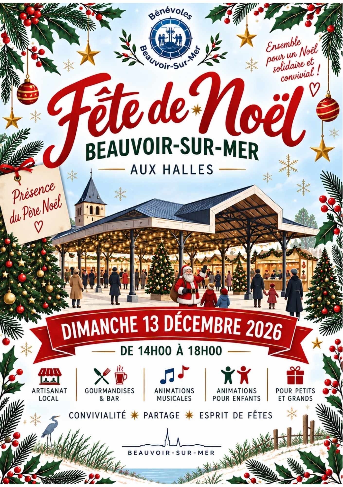Fet de Noel 13 decembre 2026 Beauvoir-Sur-Mer